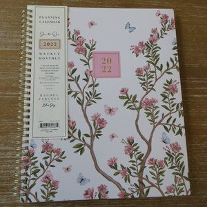NEW Rachel Parcell for Blue Sky Floral with Butterflies 2022 Planner